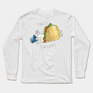 Dapper Cat - Taco Tuesday Long Sleeve T-Shirt